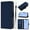 Navyblue, variant on Allytechgroup Compatible with iPhone 12 Mini Wallet Case, Credit Card Holder PU Leather Flip Kickstand Protective Shockproof Cover Women Men for iPhone 12 Mini, Darkblue