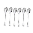 thumbnail image 1 of justharion 6 Pieces Stainless Steel Spoon Reusable Anti-rust Stylish Solid Color Replacement Ergonomic Coffee Cake Mousse Scoop, 1 of 8