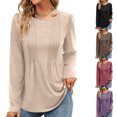 thumbnail image 3 of LYMAYTER Womens Knit Cardigan Female Long Sleeve Casual Tees Shirt Fall Winter Solid Color Bottoming Sweater S-2XL, 3 of 9