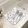 thumbnail image 7 of Ryvnso Roses Flowers-i7 Dish Drying Mat for Kitchen Countertop 16x18 Small Dish Pad Drainer Rack Dish Sink Mats, 7 of 7