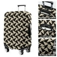 thumbnail image 5 of Black Beige Chevron Pattern Luggage Cover Fashion Suitcase Cover Baggage Covers Fit 25-28 Inch Luggage (Go Travel), 5 of 5