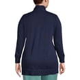 thumbnail image 2 of Lands' End Women's Plus Size Long Sleeve Open Long Cardigan Sweater, 2 of 3