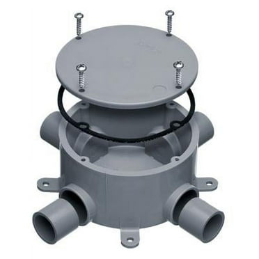 Carlon E970CDE-CTN PVC Junction Box, 1/2" & 3/4", Each