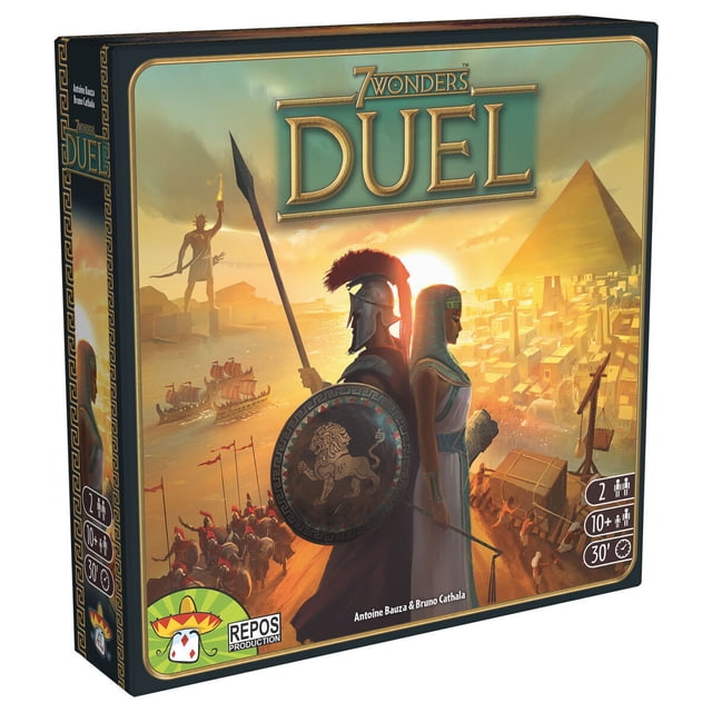 7 Wonders Duel Fun JM Juego de Mesa Civilization-Builder para 2 Jugadores
