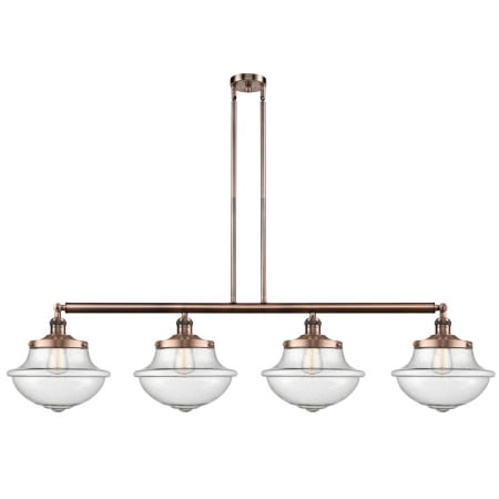 

Innovations Lighting 214 Large Oxford Large Oxford 4 Light 54 Wide Linear Chandelier -