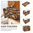 thumbnail image 4 of WOBOGO Roast Chicken Large Collapsible Storage Box Flip Lid Fabric Decorative Organizer Container Basket with Handles 16.5×12.6×11.8in, 4 of 7