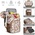 thumbnail image 5 of Travel Cooler Bag - Pink Baseball Gear Pattern Camping Beer Cooler Backpack with Bottle Opener- Waterproof Insulated Picnic Backpacks - Cooler Bag for Beach, 5 of 6