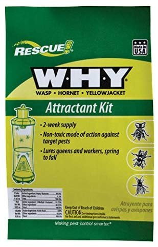 RESCUE Non-Toxic Wasp, Hornet, Yellowjacket Trap Attractant Refill, 2 Weeks