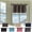 Black, variant on HengDidi Window Curtain Opaque Roman Blind Blackout Half Curtain Short Valance Curtain for Home Living Room Bedroom Balcony Window
