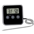 thumbnail image 4 of SKISUNO Thermometer Cooking Kitchen Timer Black ABS for Home Cooking 1 Set, 4 of 8