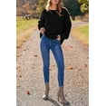 thumbnail image 3 of PRETTYGARDEN Women's Oversized Sweaters Sleeve Crew Neck Jumper Tops Chunky Knit Pullover Sweater, 3 of 6