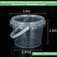 thumbnail image 2 of 12 Pcs 10 oz Slime Containers with Lids,Clear Plastic Storage Containers,Empty Bucket with Handles,Thickened Leakproof Slime Containers,Round Pot Jar for Diy Slime Making, 2 of 7