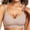 Pink, variant on Women's Seamless Wireless Push Up Bra - Jelly Strip Support, Nylon/Spandex, M-XXL Sizes, Sport/Everday
