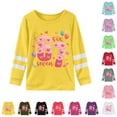 thumbnail image 4 of CUZIBR Boys Valentines Graphic Shirts Raglan Sleeve Crewneck Long Sleeve Tee Shirt Car Fashionable Print Casual Comfortable Dailywear Comfy Activewear,Red,11-12 Years, 4 of 4