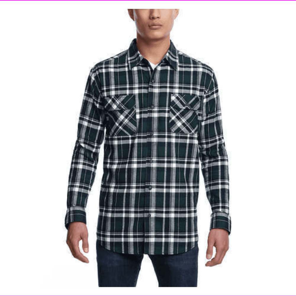 dark blue flannel