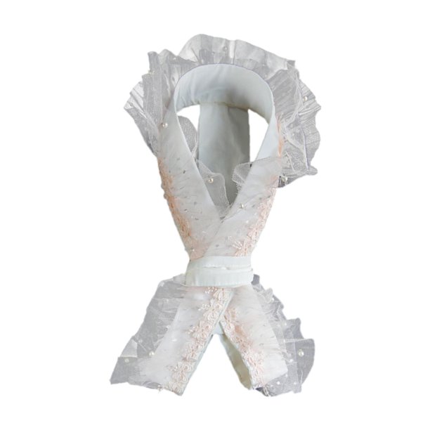 Cuellos de kimono japoneses fáciles de usar con encaje para banquetes, juegos de rol y festividades para mujeres Rosa