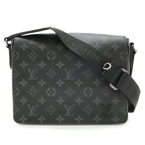 Pre-Owned LOUIS VUITTON Monogram Eclipse District PM NV3 Handbag/Shoulder Bag M46255