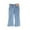Blue-2, variant on PINQI Toddler Bell Bottoms Denim 3d Flower Print Pants Baby Girls Trousers Ruffles Lace Jeans Ripped Jeans for Kids 3 To 12 Years(Blue-1,4-5 Years)
