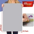thumbnail image 2 of Large Silicone Mat for Crafts, 23.4" x 15.6" Silicone Sheet for Resin Molds, Clay Mat, Paint Mat, Pastry Mat, Placemat, Silicone Mat for Epoxy Resin, Nail Art, Glitter Tumbler Making, Gray, 2 of 5