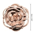 thumbnail image 2 of Unique Bargains Durable Makeup Mirror Chrome Rose Gold Tone 1 Pc, 2 of 5