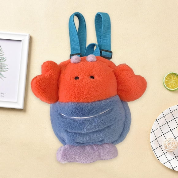 Mochila adorable CUTICAT cangrejo de río 18 cm x 23 cm x 9 cm