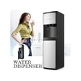 thumbnail image 1 of Bottom Loading Water Dispenser 5 Gallon,Hot Cold and Room Water Cooler with 3 Temperature Spouts, Empty Bottle Indicator Child Safety Lock Stainless S, 1 of 5