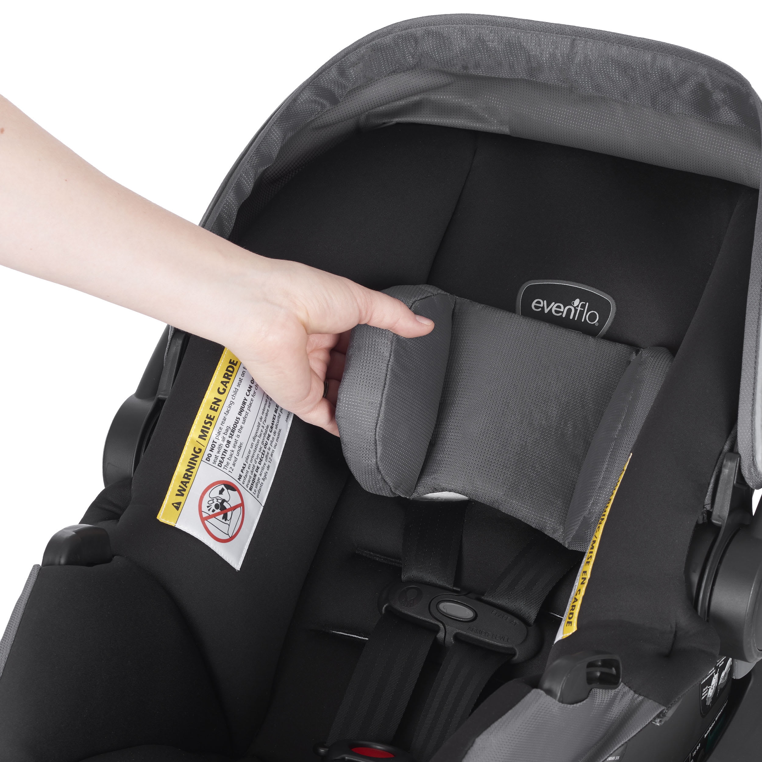 Folio3 Stroll & Jog Travel System with LiteMax Infant Car Seat (Avenue Gray)