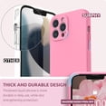 thumbnail image 4 of UTAH-Silicone Case Compatible with iPhone 13 Pro Max Case 6.7 inch (2021), with Camera Protection Liquid Silicone Soft Gel Rubber Phone Case Cover with Microfiber Lining (Rose Pink), 4 of 4
