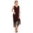 thumbnail image 3 of PrettyGuide Women's Flapper Dresses 1920s Gatsby Sequin Fringed Sleeveless Roaring 20s Cocktail Dress, 3 of 8