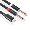 thumbnail image 4 of 2X USB C to Dual 6.35mm Audio Stereo Cable Type C to Dual 6.35mm Audio Cord for Smartphone Multimedia Speakers, 4 of 5