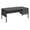Gray, variant on Monarch Commercial Grade 72"L Computer Desk/File Drawer in White and Silver