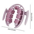 thumbnail image 5 of Hyasfey Leg Massage Roller Anti-Cellulite Lymphatic Drainage Deep Tissue Therapy Thighs Arm Back Shoulder Muscle Relaxation Massage Tool with 26 Rollers, 5 of 7