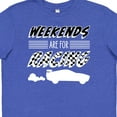 thumbnail image 4 of Inktastic Weekends Are for Racing Race Car Silhouette and Racing Flag Youth T-Shirt, 4 of 5