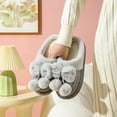 thumbnail image 4 of ATENAR Womens Slippers indoor and Outdoor Comfy Shoes Women Slide House Slipper Gray 9, 4 of 7