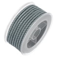 thumbnail image 3 of Unique Bargains Nylon Thread Twine Beading Cord 3mm Extra-Strong Braided Nylon Crafting String 4M/13 Feet, Grey, 3 of 7