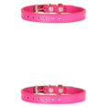 thumbnail image 1 of Guardoinrt PU Adjustable - Cute And Practical For Doggy Whelping Needs Safe And Non-toxic Whelping Collar Newborn rose red 2PCS, 1 of 6