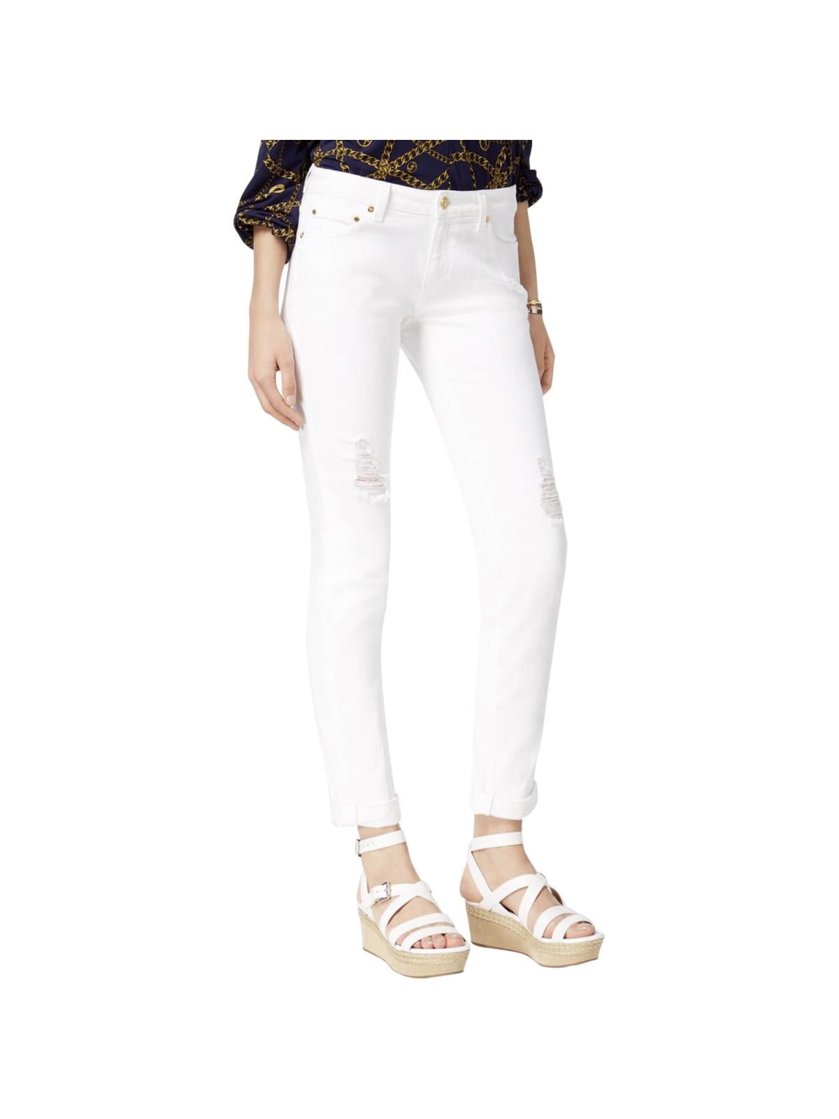 michael kors white jeans