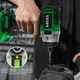 thumbnail image 3 of Kit  Llave De Impacto Inalámbrico Con 2batería Portatil Verde, 3 of 5