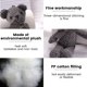 thumbnail image 4 of Mini Oso De Peluche De 6,3 Pulgadas, Juguete De Peluche Corto De Oso Encantador Con Lazo Bonito, Muñeco De Oso De Empuje Decorativo Para Colgante De Adorno, Gris Muyoka Hogar, 4 of 7