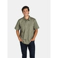 thumbnail image 3 of Brahma Men's Ripstop Work Shirt with Short Sleeves, Sizes S-5XL, 3 of 5
