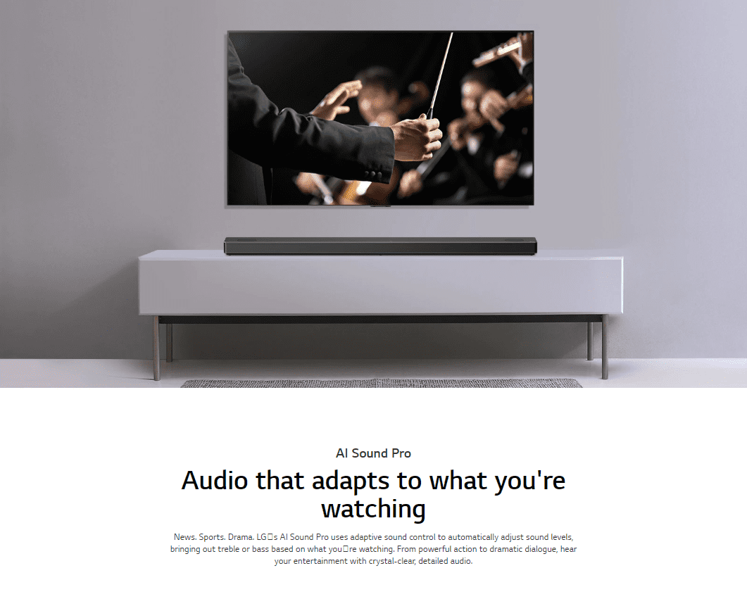 LG 3.1.2 Channel High Res Audio Soundbar with Dolby Atmos and Goolge Assitant Built-In - SN8YG