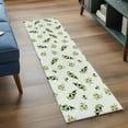 thumbnail image 3 of Spring Botanical 2'x6' Runner Rugs for Hallway Kitchen Bedside Non Slip Washable, Green Olive Berry Branches Leaves Fruit Entryway Rug Runners with Rubber Backing, Long Carpet Runner for Laundry Room, 3 of 8