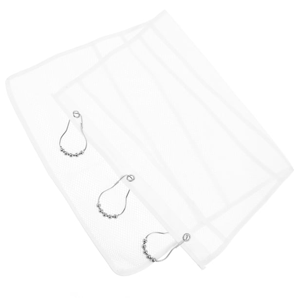 GOOHOCHY Organizador de ducha con 8 compartimentos, organizador de baño, bolsa de malla para colgar artículos diversos de baño, bolsa de malla para juguetes de baño.
