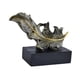 thumbnail image 2 of Estatua de plumas de resina, figura decorativa de colección, figura única y versátil. Bronce 19x7x138cm, 2 of 9