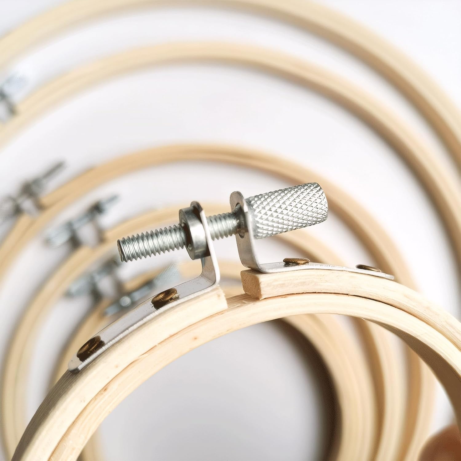 Wooden Embroidery Hoops : Cross Stitch Hoop 6 PCS,Embroidery Hoop Frame for Crafting, Cross-Stitch and Fabric Painting,Mini Embroidery Hoops (12in/30cm)