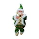 thumbnail image 4 of Papá Noel trepador con adorno musical para árbol de Navidad con cuentas. Sube y baja. Verde, 4 of 9