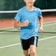 thumbnail image 2 of Odeerbi Niños Niñas Rápido Seco Running Outfit Set Color Sólido Camiseta Shorts Respirable Ropa Deportiva Atlética Para 2-13 Años, 2 of 9