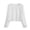 White, variant on Bmisegm Womens Crewneck Sweatshirt Crop Design Long Sleeve Loose Drop Shoulder Solid Color Sweatshirt for Women