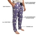thumbnail image 4 of Nightmare Before Christmas AOP Mens Purple Sleep Pajama Pants-Small, 4 of 5