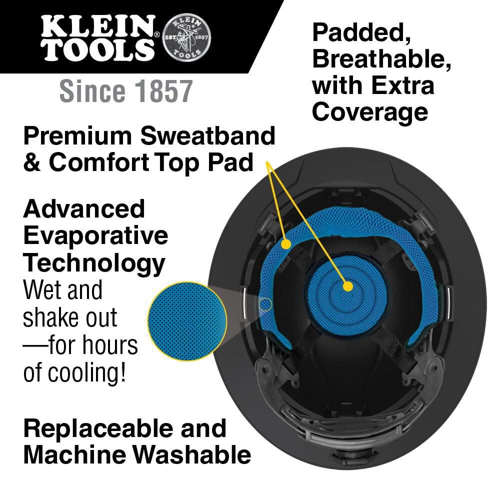 Klein Tools Karbn Full Brim Hard Hat Class C